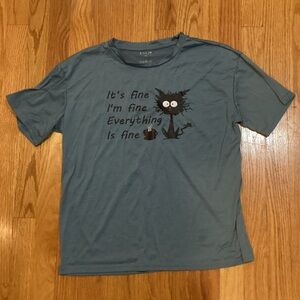 Blue Graphic T-Shirt